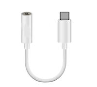 Cuffie USB 3.1 tipo C con jack adatto per Samsung Galaxy S25 S24 S23 S22 S21 Ultra 5G FE A16 A26 A36 A56 A55 A35 A54 A34 A53 USB-C 3,5 mm, connettore digitale femmina, adattatore audio cavo bianco