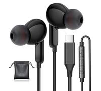 Cuffie USB C, auricolari di tipo C per Samsung S25/S24 Plus/S24 Ultra Wired con microfono Volume Stereo Controllo in-Ear Auricolari compatibili per Samsung S23 S22 S21 A54 iPhone 15/16 Pro Max