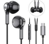 Cuffie USB C compatibili, auricolari stereo dal design ergonomico con design magnetico per Samsung Galaxy S23 Ultra, iPad Pro 2022, Pixel