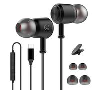 Cuffie USB C con cavo per iPhone 17 Air 16 15 Pro Max Plus, auricolari in-ear USB C connettore auricolari tipo C auricolare per Samsung Galaxy S25 Ultra S24 S23 S22 S21 A16 A17 A35 A36 A53 A54 A55 A56