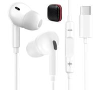 Cuffie USB C con Cavo per Samsung A26 A16 A17 5G Galaxy A56 A36 A55 A35,In Ear Auricolari Tipo C con Microfono Stereo Auricolare per iPhone 16e Pixel Xiaomi Redmi Note 14 Pro+ Oppo Find X9 Honor Magic