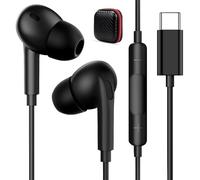 Cuffie USB C con Cavo per Samsung A26 A16 A17 5G Galaxy A56 A36 A55 A35,In Ear Auricolari Tipo C con Microfono Stereo Auricolare per iPhone 16e Pixel Xiaomi Redmi Note 14 Pro+ Oppo Find X9 Honor Magic