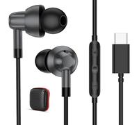 Cuffie USB C con Cavo per Samsung A57 A37 A26 A16 A17 5G Galaxy A36 A56 | In Ear Tipo C Auricolari con microfono cancellazione del rumore per iPhone 17 16e Xiaomi Redmi Note 15 Pro+ Poco X8 Pro Max