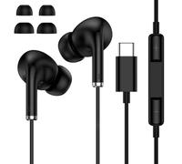 Cuffie USB C con cavo per Samsung Galaxy S26 Ultra S25 FE S24 S23 S22 S21 A16 5G A17 A15 A56 A57 A55 A36, auricolari in-ear di tipo C con microfono e controllo del volume per iPhone 17 16 15 Pro