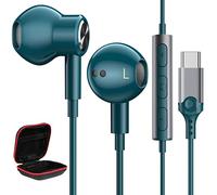 Cuffie USB C con Microfono Cuffie Type C per Samsung Galaxy A16 A34 A35 A56 S25 S24 FE Magnetico Hi-Fi Auricolari Tipo C In-Ear con Filo Auricolari USB C per iPhone 16e 16 15Pro Max per Honor 200 Lite