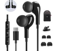 Cuffie USB C con Microfono Cuffie Type C per Samsung Galaxy S26 Ultra S23 S24 S25 S22 A55 A35 A56 A16 5G A17 Hi-Fi Auricolari Tipo C In-Ear con Filo Auricolari USB C per iPhone 15 16 Pro 17 Pro Max