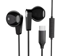 Cuffie USB C con Microfono per Samsung S24 Ultra S25+ A36 A35 A16 A55 A54 A53 S23 S22 S21 Auricolari USB Tipo C con Filo Impianto stereo HiFi per Google Pixel 9a 8a 7a 9 Pro OnePlus 10T 10 Pro