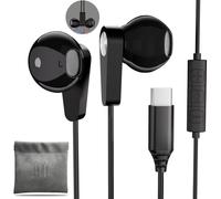 Cuffie USB C con Microfono per Samsung S24 Ultra S25+ A36 A35 A16 A55 A54 A53 S23 S22 S21 Auricolari USB Tipo C con Filo Cancellazione del Rumore per Google Pixel 9a 8a 7a 9 Pro OnePlus 10T 10 Pro