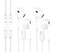 Cuffie USB-C di alta qualità per iPhone 17 16 15 Pro Max Plus, iPad Pro, Pixel 8 7 6A, Samsung Galaxy S24 S23 Ultra - Audio stereo Hi-FI, design ergonomico, cavo anti-groviglio