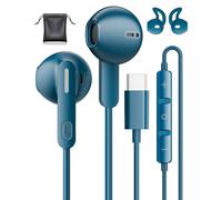 Cuffie USB C Hi-Fi Stereo per Samsung Galaxy S24 S23 S25 Ultra S22 A55 A35 A56 A16 A54 5G Auricolari USBC In-Ear con Microfono Auricolari Type C Cuffie con Filo USB C per iPhone 15 16 Pro Max Pixel