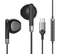 Cuffie USB C, In-Ear Cuffie Tipo C Con Microfono per iPhone 17 16 Pro Max Plus iPad Pro, Auricolari con Filo Type C, Auricolari per Samsung Galaxy S25 S24 Ultra S23 S22 S21 FE S20 A55 A54