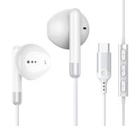 Cuffie USB C, In-Ear Cuffie Tipo C Con Microfono per iPhone 17 16 Pro Max Plus iPad Pro, Auricolari con Filo Type C, Auricolari per Samsung Galaxy S25 S24 Ultra S23 S22 S21 FE S20 A55 A54