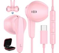 Cuffie USB C per Galaxy A36 A26 5G Samsung A34 A35 A55 A56 S24 FE,In Ear Auricolari Tipo C con Microfono Cavo Stereo HiFi Auricolare Magnetici per iPhone 16e 15 Google 9a Pixel 8 Xiaomi 15 14T POCO X7