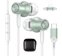 Cuffie USB C per Galaxy A36 A56 A17 A37 5G A57 Samsung A55 A35 S26 S25 Magnetico Stereo Auricolari Tipo C con Filo Mic Cancellazione Rumore In Ear per iPhone 17 16e Pixel 10a 9 Xiaomi Pad POCO X8 Pro