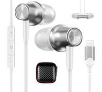 Cuffie USB C per Galaxy A36 A56 A17 A37 5G A57 Samsung A55 A35 S26 S25 Pad | Magnetico Stereo Auricolari Tipo C con Filo Mic Cancellazione Rumore In Ear per iPhone 17 16e Pixel 10a 9 Xiaomi POCO X8 Pro