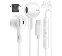 Cuffie USB C per iPhone 15 16 17 Pro Max Samsung Galaxy S24 S23 S25 Ultra Cuffie Type C Hi-Fi Stereo In-Ear con Microfono Auricolari con Filo USB C per Samsung S22 A16 A56 A54 5G Pixel 8 7 Xioami
