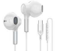 Cuffie USB C per iPhone 15 16 Plus Pro Max con Filo Tipo C Auricolari con Microfono Controllo Volume USB Tipo C Cuffie per iPad 10 Pro Air 5/4 Mini 6 Google Pixel 9 8 7 6 Samsung Galaxy S24 S23 S22