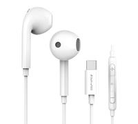 Cuffie USB C per iPhone 15 Pro Auricolari tipo C Auricolari cablati con microfono e telecomando Stereo HiFi per iPhone 15 Pro/PM, iPad Pro, Galaxy S23/S22/S21/Ultra Note 10/20, Pixel 7/6/6