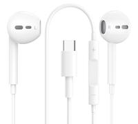 Cuffie USB C per iPhone 17 16 15 Pro Max, auricolari in-ear USB C con microfono e controllo volume, Hi-Fi Stereo DAC per Samsung S26 S25 S24 Ultra A55 A56, Pixel 10 9, iPad Pro/Air