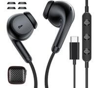Cuffie USB C per iPhone 17 18 Pro Max, Auricolari In Ear con Cavo Microfono | HiFi Stereo Tipo C Auricolare per iPad Air Mini per Samsung A57 A37 A56 A27 Galaxy S26 S25 5G Xiaomi 17T POCO X8 Pro Max X7