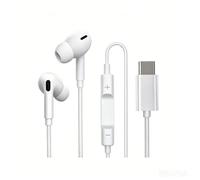 Cuffie USB C per iPhone 17e 17 16 15, auricolari di tipo C con microfono e telecomando, cancellazione del rumore, auricolari cablati USB C per iPhone 17 16 15 Pro Max, Galaxy S26 S25 Ultra A57 A37