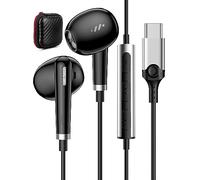 Cuffie USB C per iPhone Air 17 16e 15 Pro Max Galaxy A16 A17 S25 A56 S26 S24 A34 A26 Cuffie USB C In-Ear HiFi Stereo con microfono e controllo del volume per Xiaomi 15T 14 Pixel 10 9a per OnePlus 15