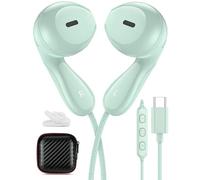 Cuffie USB C per Pixel 8 Pro 7a Google 7 5G Samsung A34 A54 Tipo C Cuffie con Cavo, In-Ear Auricolari USB C Connettore Cuffie con Microfono per iPhone 15 Pro Galaxy A33 A53 S24 Mi 13T Oneplus 12