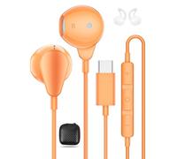 Cuffie USB C per Redmi Note 15 Pro+ per HONOR 400 Lite In-Ear HiFi Stereo Auricolari Tipo C con Filo per iPhone 17 16e 16 15 Pro Max Pixel 10 9a 8 per Samsung Galaxy A56 A16 A17 S25 per iPad Mini Air