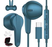 Cuffie USB C per Samsung A37 A57 5G A35 Galaxy A36 A56 A26 S24 FE POCO X8 | In Ear Magnetici Auricolari Tipo C con Microfono Cavo HiFi Stereo Auricolare per iPhone 18 Pro 17e Google Pixel 11 Xiaomi 17T