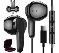 Cuffie USB C per Samsung A37 A57 5G A35 Galaxy A36 A56 A26 S24 FE POCO X8 | In Ear Magnetici Auricolari Tipo C con Microfono Cavo HiFi Stereo Auricolare per iPhone 16e 17 Google Pixel 10 9a Xiaomi 17T