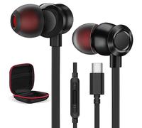 Cuffie USB C per Samsung A54 A53 5G Cancellazione Rumore HiFi Stereo Cuffie Tipo C con Microfono per iPhone 16e 17 Pro Galaxy A55 A56 A35 A36 A34 A17 Xiaomi 15 Pad 7 6 OnePlus 13 Pixel 9a 10