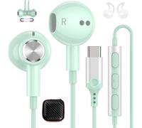 Cuffie USB C per Samsung Galaxy A16 5G A26 A55 A35 A36 A56 S24FE S25 Magnetico Stereo Auricolari Tipo C con Filo per iPhone 16 15 Pro Max 16e Pixel 9 8a OnePlus 13R per iPad Mini Air per Xiaomi 15 14T