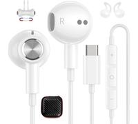 Cuffie USB C per Samsung Galaxy A16 A26 A17 A56 A36 S25 Magnetico Stereo Auricolari Tipo C con Filo per iPhone 17 16 15 Pro Pixel 10 9a OnePlus 13R per Xiaomi 15 14T HONOR 400 Lite per iPad Mini Air