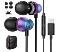 Cuffie USB C per Samsung Galaxy A16 S23 Ultra /A53/Tab S9+/Z Fold5,Auricolari USB Type C Hi-Fi Stereo Con Microfono e Controllo Volume Cuffie Type C per iphone 15 Pro Max per Google Pixel 8 7