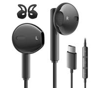 Cuffie USB C per Samsung Galaxy S24 S23 S25 Ultra iPhone 15 16 17 Pro Max Cuffie Type C con Microfono Control Volumen Auricolari con Filo USB C per Samsung S22 A56 A16 5G Pixel 8 7 Xiaomi 14