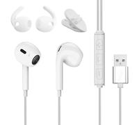 Cuffie USB C per Samsung Galaxy S24 S23 Ultra S22 S21 FE S20 A54 A53 Auricolari USB C con microfono Controllo del volume Auricolari cablati Cuffie USB tipo C per iPhone 16 15 Pro Max Plus iPad Pro