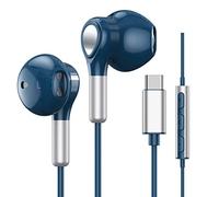 Cuffie USB C per Samsung Galaxy S24 S23 Ultra S22 S21 FE S20 A55 A54 Auricolari USB C con Microfono Hi-Fi Stereo Cuffie Type C In-Ear con Filo Auricolari Tipo C per iPhone 16 15 Pro Max Plus iPad Pro