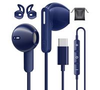 Cuffie USB C per Samsung Galaxy S25 S26 Ultra A56 A57 A17 Cuffie con cavo USB C Cuffie HiFi USBC Cuffie per iPhone 17 16 15 Pro Max Samsung S23 S24 S25 FE Google Pixel 10a 9a iPad 11