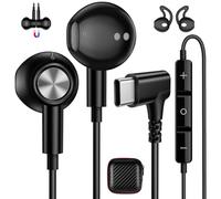 Cuffie USB C per Samsung Galaxy S26 Ultra A56 A16 A17 A26 per OnePlus 15R per HONOR 400Lite per Redmi Note 15 Pro+ Magnetico Stereo Auricolari Tipo C con Filo per iPhone 17e 17 16 15 Pro Max Pixel 10a