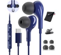 Cuffie USB C per Samsung Galaxy S26 Ultra S25 S24 S22 A55 A17 A16 5G Auricolari Tipe C con Microfono In Ear Cuffie con Filo USB C per iPhone 17 Pro Max 16 15 Pro Max iPad Air Pro 11/13 xiaomi Zaffiroa