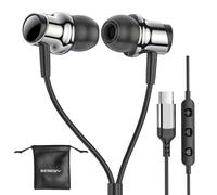 Cuffie USB C per Samsung S25 S24 S23 FE S22 Ultra A16 A55 A54 Auricolari cablati Magnetici di tipo C Auricolare con microfono Controllo del volume Stereo Cancellazione del rumore per iPhone 16 15 Pro