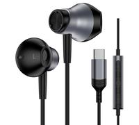 Cuffie USB C Samsung, Auricolari Sportivi Magnetici, Cuffie In-Ear Tipo C con Microfono, Isolamento Acustico, per iPhone 16/15 Pro Max, iPad Pro, Huawei, Samsung S25 S24 S23 S22 S21 A15, Xiaomi