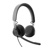 Cuffie USB cablate Logitech Zone con microfono e cavo con audio premium