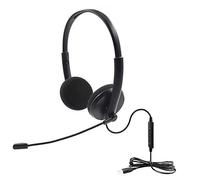 Cuffie USB con Microfono e 3,5 mm Jack Cuffie PC 2 in 1, Cuffie per PC con cancellazione del rumore Luce Vocale HD Comfort Audio Regolabile Controlli per Skype Call Center Computer Classe in linea ecc