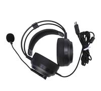 Cuffie USB Ergonomico Fascia Struttura Filo Schermato Migliora Scheda Audio Per Giocatori Studenti Studio Confortevole Auricolare Per Le Classi Online