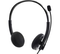 Cuffie USB monoauricolari dal design leggero, microfono con cancellazione del rumore che tiene a bada i rumori di fondo, comodi cuscinetti auricolari