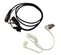 Mani Libere Cuffie Con Acustico Tubo Auricolare & Ptt Mic Per Yaesu Serie Radio