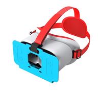Cuffie VR aggiornate per Nintendo Switch 2 (2025 nuovo), occhiali da realtà virtuale con lenti HD regolabili e comoda cinghia, occhiali 3D per switch 2 accessori (blu bianco)