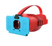 Cuffie VR aggiornate per Nintendo Switch 2 (2025 nuovo), occhiali da realtà virtuale con lenti HD regolabili e comoda cinghia, occhiali 3D per switch 2 accessori (blu rosso)