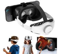 Cuffie VR aggiornate per Switch 2, bianco e nero